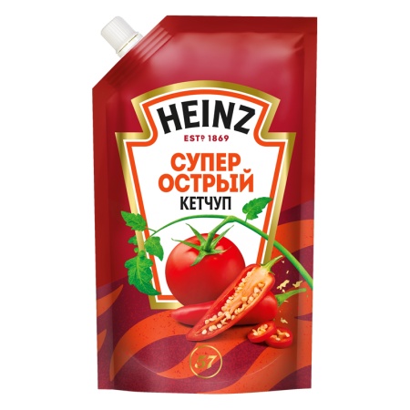 Кетчуп Heinz Супер Острый 320гр д/п