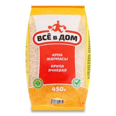 Крупа Всё в Дом Ячневая 450гр п/п