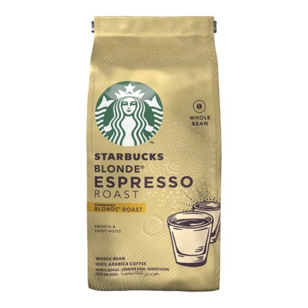 Кофе Starbucks Blonde Espresso Roast в Зёрнах 200гр стаб/б