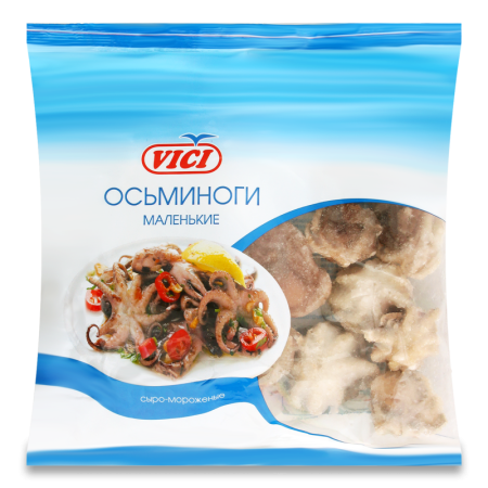 Осьминоги сыро-мороженные Маленькие Vici с/г м/у 450г