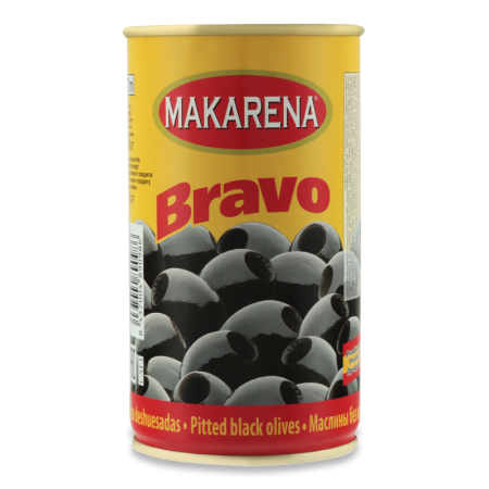 Маслины Без Косточки Стерилизованные Bravo Makarena ж/б 350г Маслины Без Косточки Стерилизованные Bravo Makarena ж/б 350г
