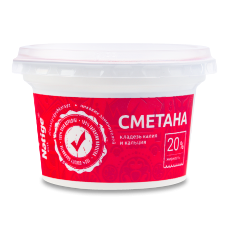 Сметана 20% Nәtige ст 180г