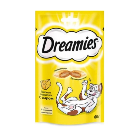 Лакомство Dreamies д/кошек Сыр 60гр бл/у