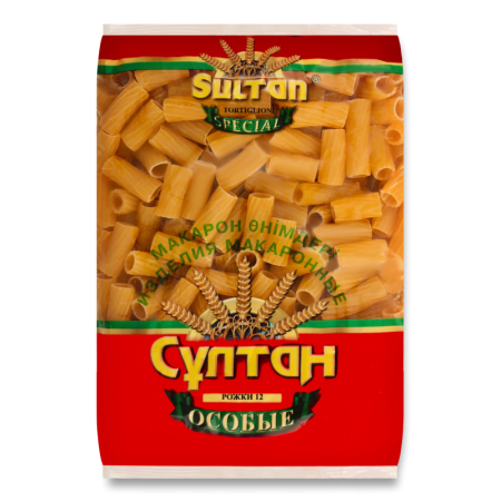 Изделия Макаронные Рожки 12 Особые Сұлтан м/у 400г