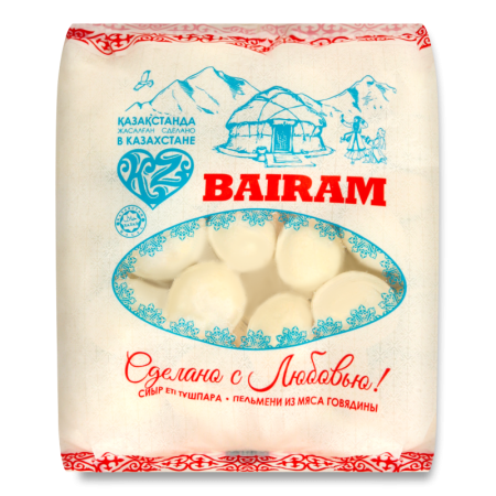 Пельмени из Мяса Говядины Bairam Максимальный Размах м/у 400г