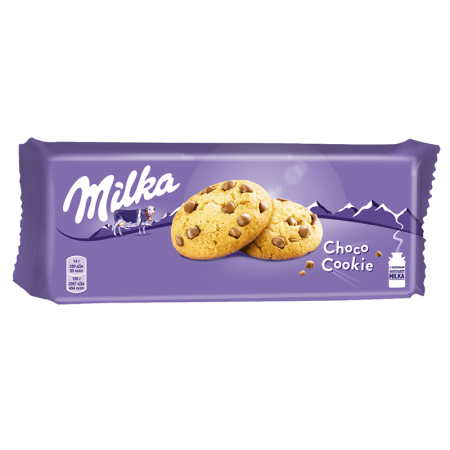 Печенье Milka с Кусочками Шоколада 168г фл/п Печенье Milka с Кусочками Шоколада 168г фл/п