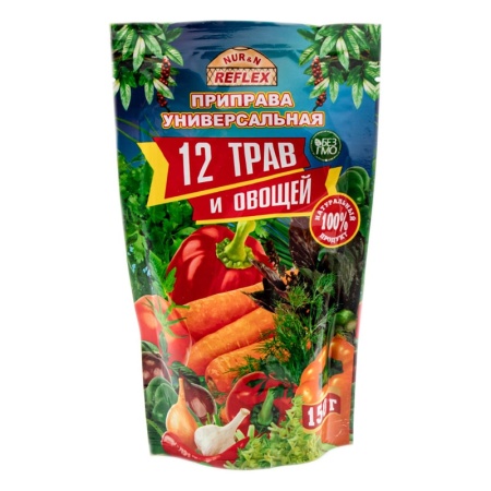 Приправа Reflex Универсальная 12 Трав и Овощей 150гр д/п