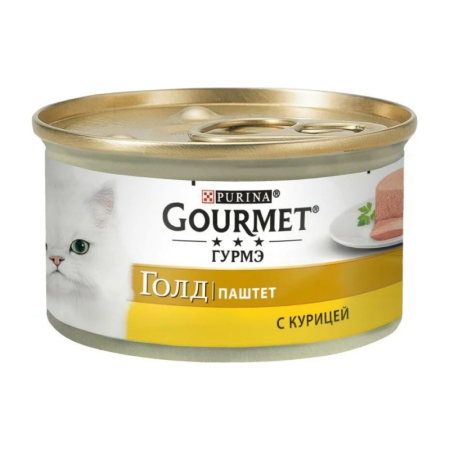 Корм Gourmet Gold Курица 85гр ж/б