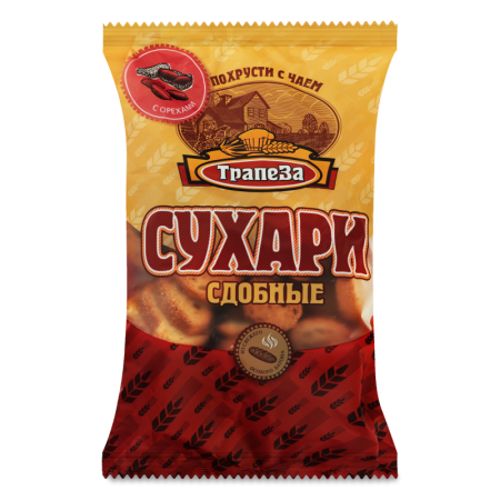 Сухари Сдобные Трапеза м/у 350г