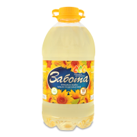 Масло Подсолнечное Рафинированное Дезодорированное Забота п/бут 3л