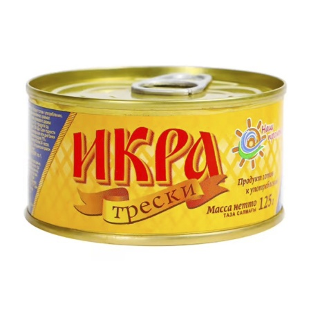 Икра Наш Промысел Трески 125 гр ж/б Ключ
