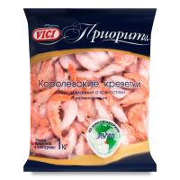 Креветки Королевские Неразделанные с Пряностями 30/40 Vici в/м м/у 1кг