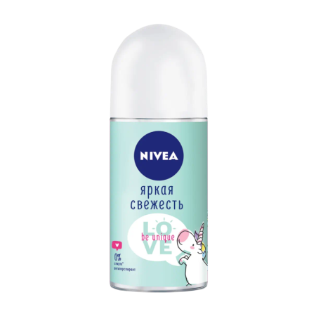 Антиперспирант Nivea Love be Unique Яркая Свежесть 50мл фл