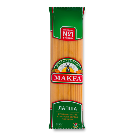Изделия Макаронные Лапша Длинная Makfa м/у 500г