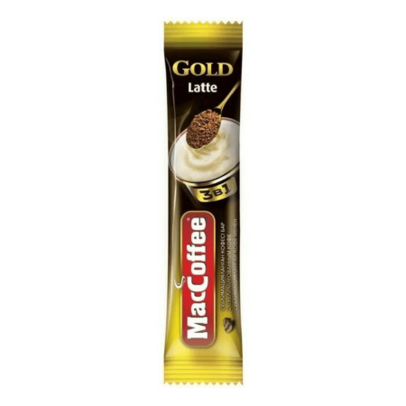 Кофе Maccoffee 3в1 Gold Latte 20шт Кор
