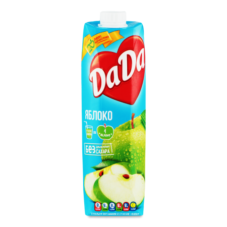 Нектар Осветленный Яблоко Дада т/п 0.95л