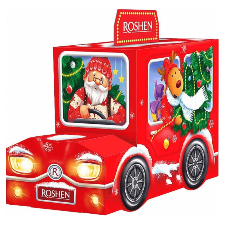 Набор Подарочный Roshen Машинка Деда Мороза 306гр Кор