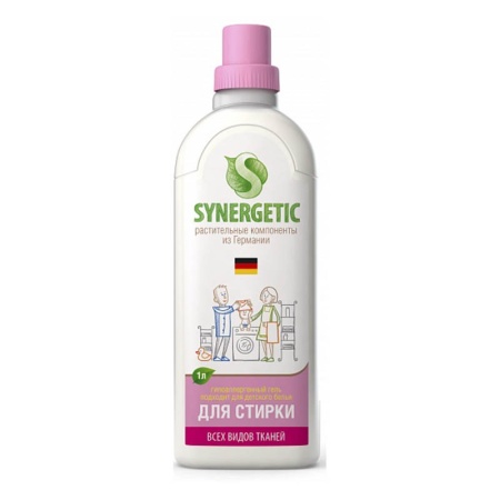 Гель Synergetic д/стирки Всех Видов Тканей 1л фл