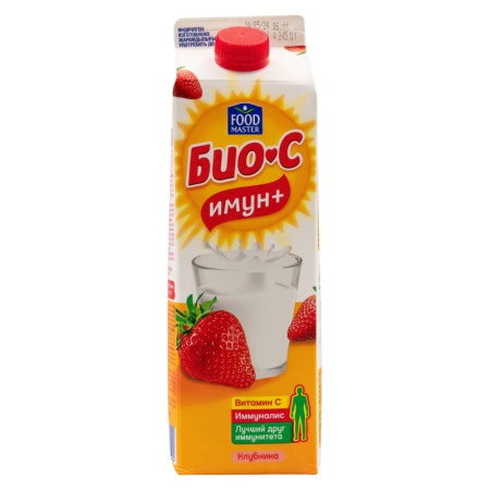 Биойогурт Биос имун+ клубника/витамин с 2,9% 900гр Trx