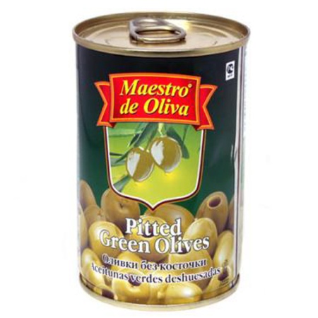 Оливки Maestro de Oliva Зел б/к 314мл ж/б