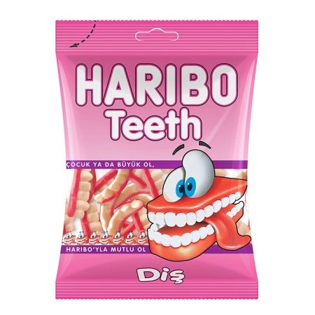 Мармелад Жевательный Hariboteeth 80гр фл/п Мармелад Жевательный Hariboteeth 80гр фл/п