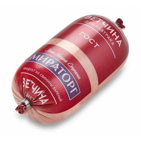 Ветчина Мираторг Для Завтрака 400гр к/об