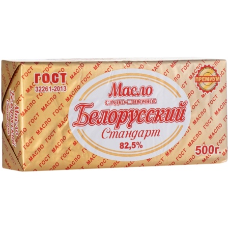 Масло Белорусский Стандарт 82,5% 500гр Кнврт