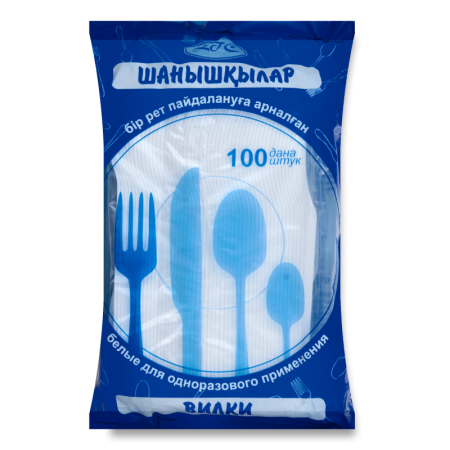 Вилки Одноразовые 100шт п/п
