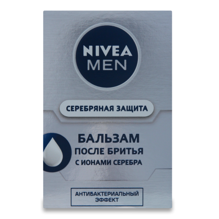 Бальзам После Бритья с Ионами Серебра Серебряная Защита Nivea Men 100мл