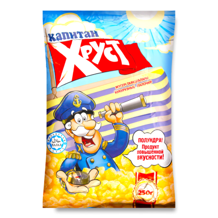 Палочки Кукурузные Капитан Хруст м/у 250г