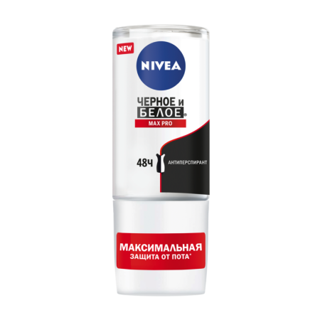 Антиперспирант Nivea Max Pro Черное и Белое 50мл фл