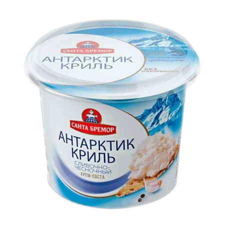 Паста Санта Бремор Антарктик Криль сливочно-чесночный 150гр Стак