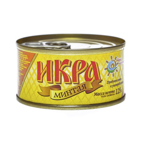 Икра Наш Промысел Минтая 125 гр ж/б Ключ Икра Наш Промысел Минтая 125 гр ж/б Ключ