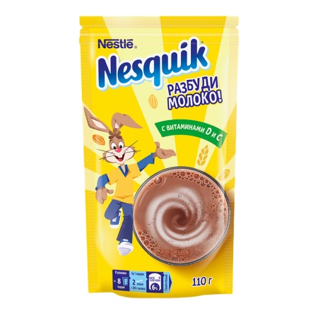 какао-напиток Nesquik Быстрорастворимый Обогащенный 110гр Саше