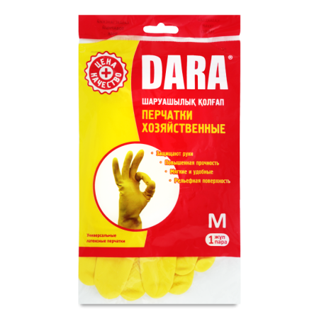 Перчатки Хозяйственные m Dara 1пара