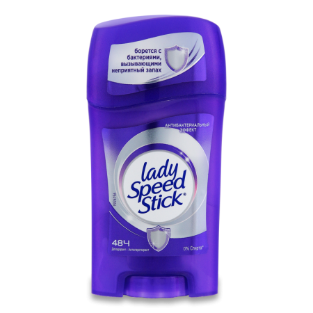Дезодорант Lady Speed Stick Антибактериальный Эффект 45гр Стик