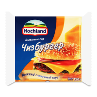 Сыр Плавленый 45% Ломтевой Чизбургер Hochland м/у 150г Сыр Плавленый 45% Ломтевой Чизбургер Hochland м/у 150г
