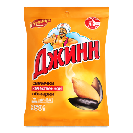 Семечки Подсолнечника Обжаренные Premium Джинн м/у 350г