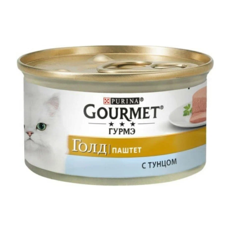 Корм Gourmet Gold Тунец 85гр ж/б