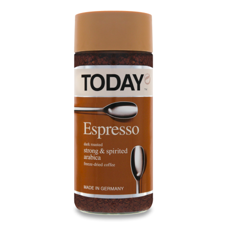 Кофе Натуральный Сублимированный Растворимый Espresso Tоday с/б 95г Кофе Натуральный Сублимированный Растворимый Espresso Tоday с/б 95г