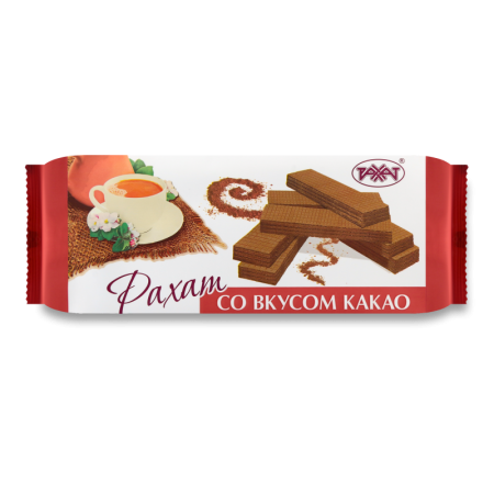 Вафли Рахат со Вкусом Какао 400гр фл/п