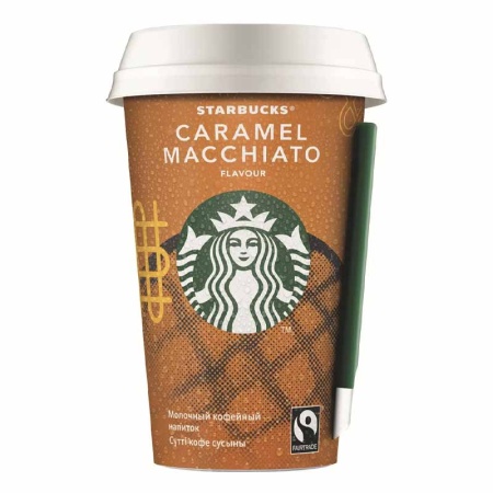Напиток Кофейный Starbucks Macchiato Caramel 220мл Стак