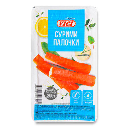 Палочки Сурими Пастеризованные Vici в/у 200г