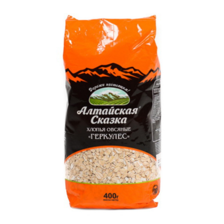 Хлопья Алтайская Сказка Овсяные Геркулес 400гр п/п