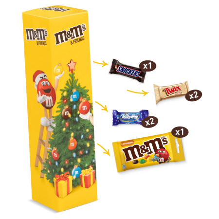 Набор Подарочный Mars Friends Tube 100гр Кор