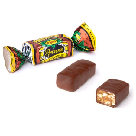 Конфеты Грильяж в Шоколаде Рахат кг