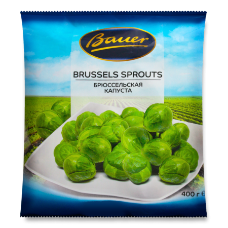 Капуста Брюссельская Быстрозамороженная Bauer м/у 400г