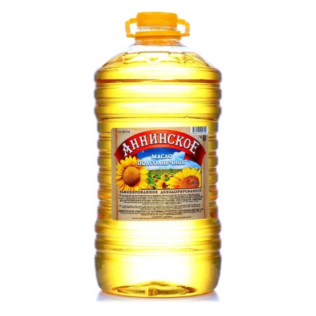 Масло Аннинское Подсолнечн Раф 5л п/б