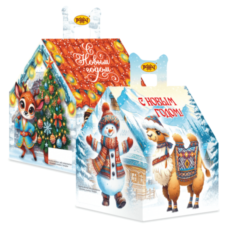 Подарок Новогодний Рахат Достар 350гр Кор