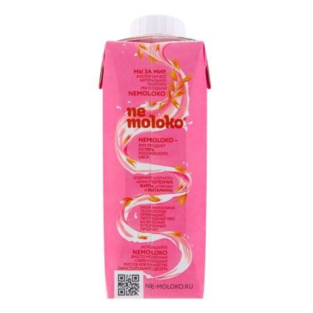 Десерт Nemoloko Овсяный Ягодный с Черн Смородиной и Малиной 0,25л Кбл